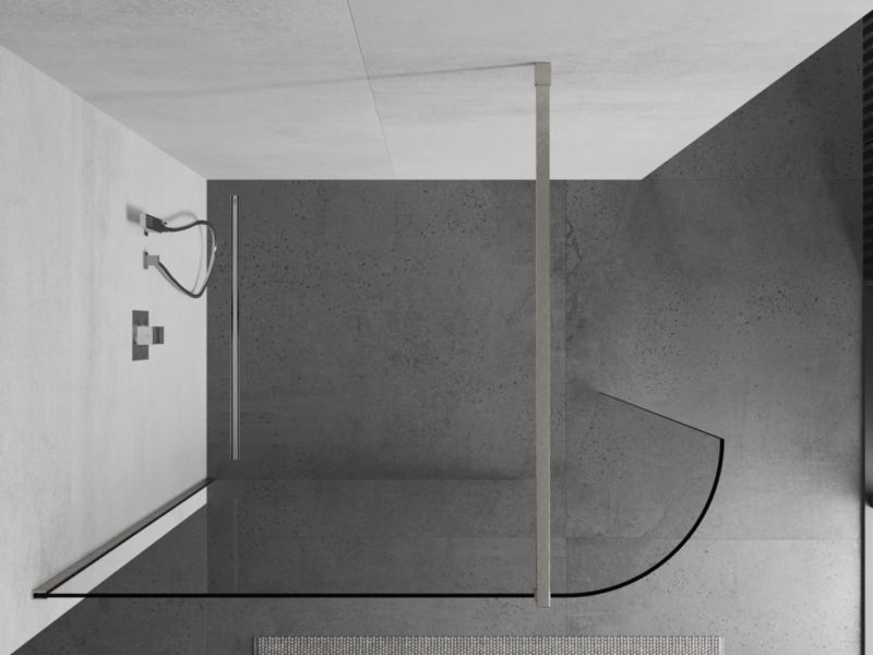 Ścianka prysznicowa Mexen Kioto transparent 150x200 cm 1 szt.