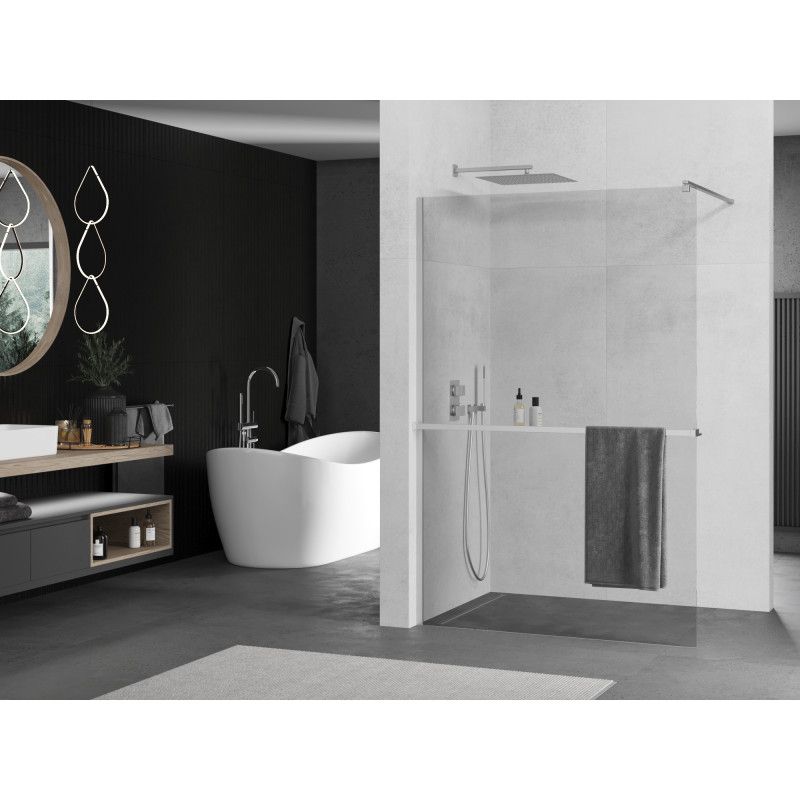 Ścianka prysznicowa Mexen Kioto+ transparent 80x200 cm  800-080-121-01-00 1 szt.