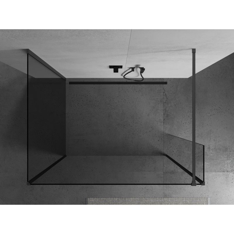 Ścianka prysznicowa Mexen Kioto transparent gun gray 110 x 75 x 30 cm 1 szt.