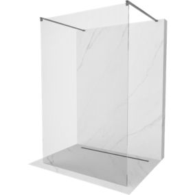 Ścianka prysznicowa Mexen Kioto transparent gun gray 125x200 cm 1 szt.