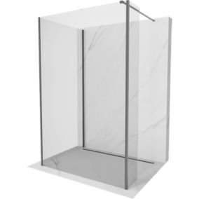 Ścianka prysznicowa Mexen Kioto transparent gun metal 140x80x30 cm 1 szt.