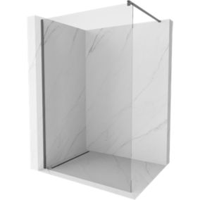 Ścianka prysznicowa Mexen Kioto transparent gun metal 180x200 cm 1 szt.