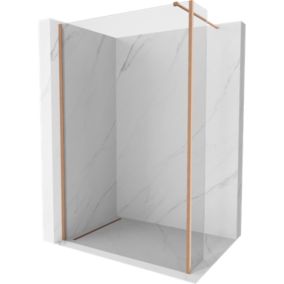 Ścianka prysznicowa Mexen Kioto transparent miedź 100x40 cm 1 szt.