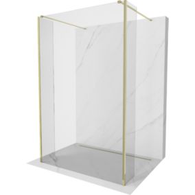 Ścianka prysznicowa Mexen Kioto transparent złota 110x30x30 1 szt.