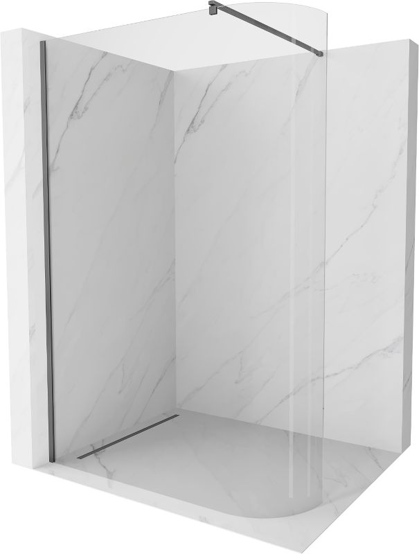 Ścianka prysznicowa Mexen Kioto transparentna gun metal 100x200 cm 1 szt.