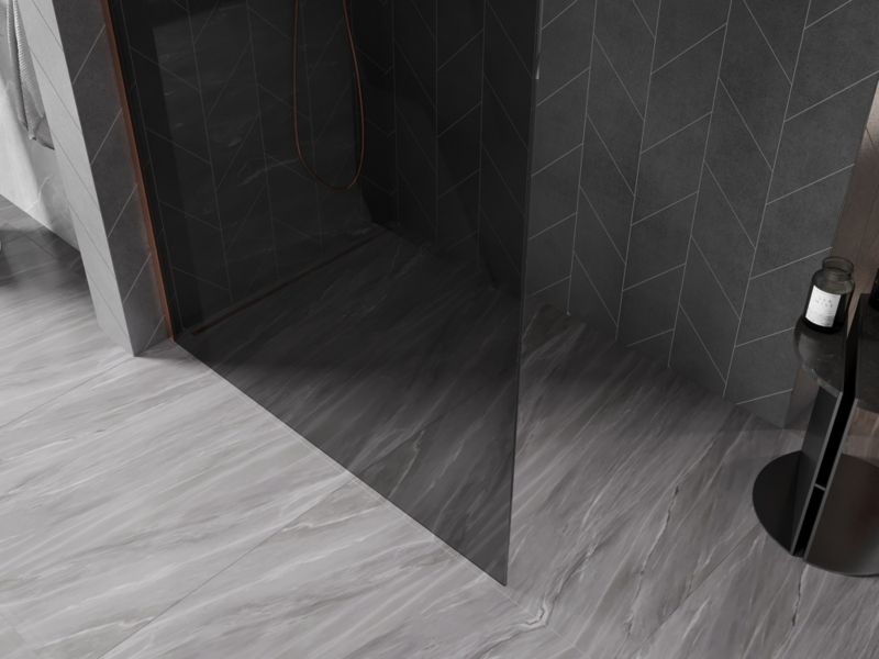 Ścianka prysznicowa Mexen Kioto-X grafit 130x200 cm  800-130-101-65-40-X1 szt.
