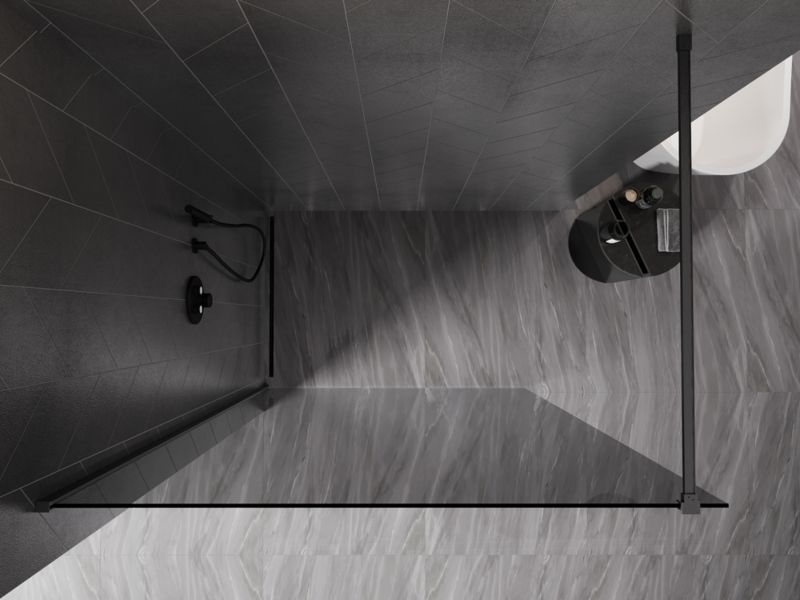 Ścianka prysznicowa Mexen Kioto-X grafit 50x200 cm  800-050-101-66-40-X1 szt.