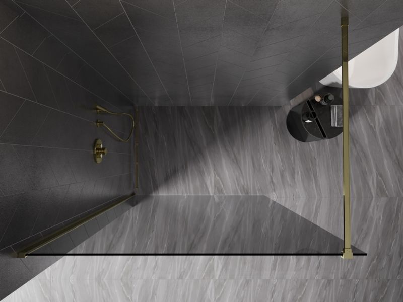 Ścianka prysznicowa Mexen Kioto-X grafit 60x200 cm  800-060-101-50-40-X1 szt.