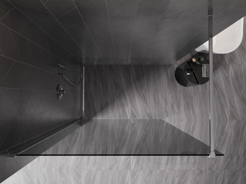Ścianka prysznicowa Mexen Kioto-X grafit 80x200 cm  800-080-101-01-40-X1 szt.