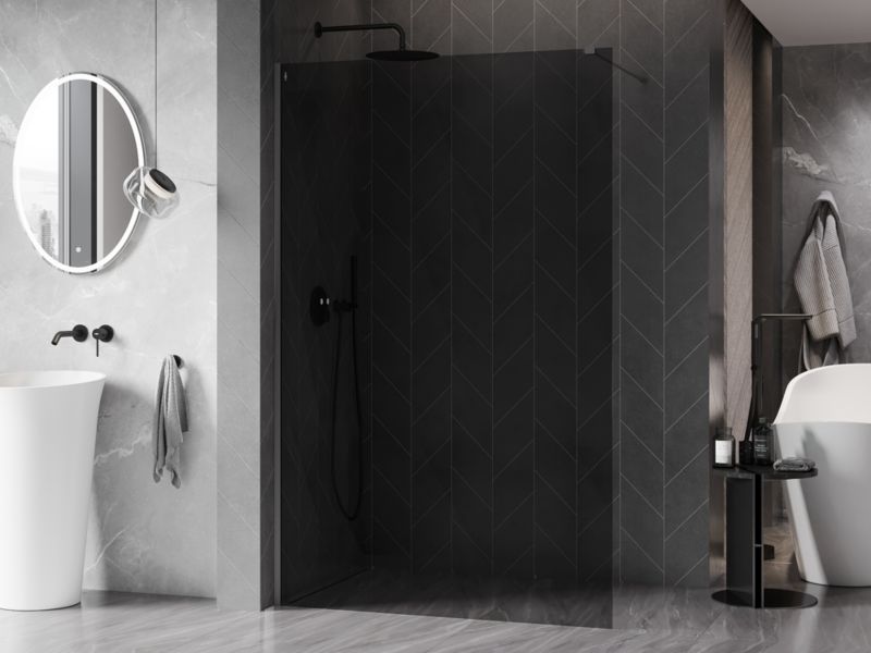 Ścianka prysznicowa Mexen Kioto-X grafit 80x200 cm  800-080-101-95-40-X1 szt.