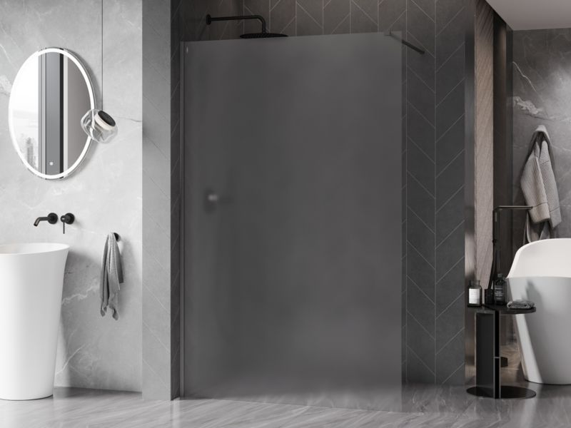 Ścianka prysznicowa Mexen Kioto-X gun gray 90x200 cm  800-090-101-66-30-X1 szt.