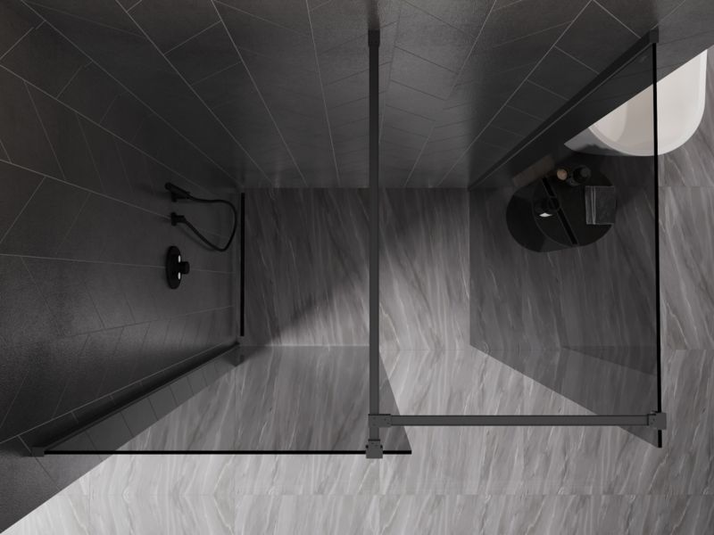 Ścianka prysznicowa Mexen Kioto-X gun metal 120x120 cm 1 szt.