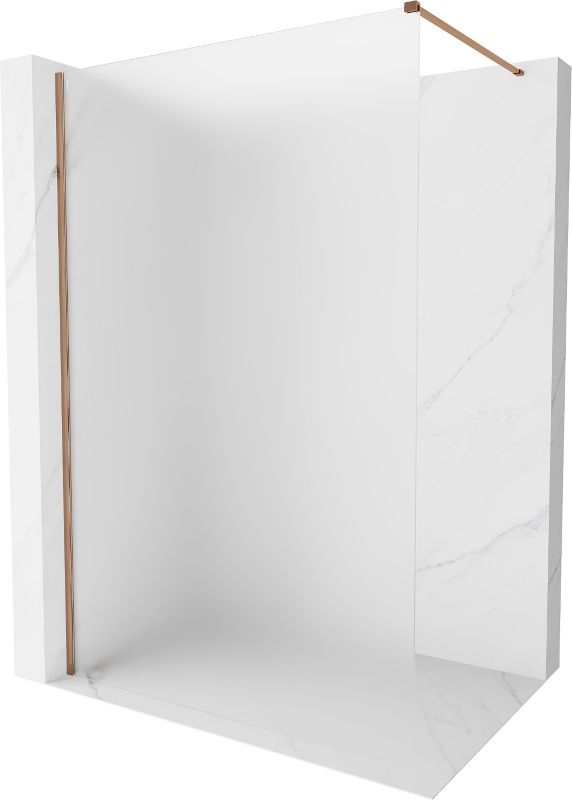 Ścianka prysznicowa Mexen Kioto-X różowe złoto 100x200 cm  800-100-101-60-30-X1 szt.