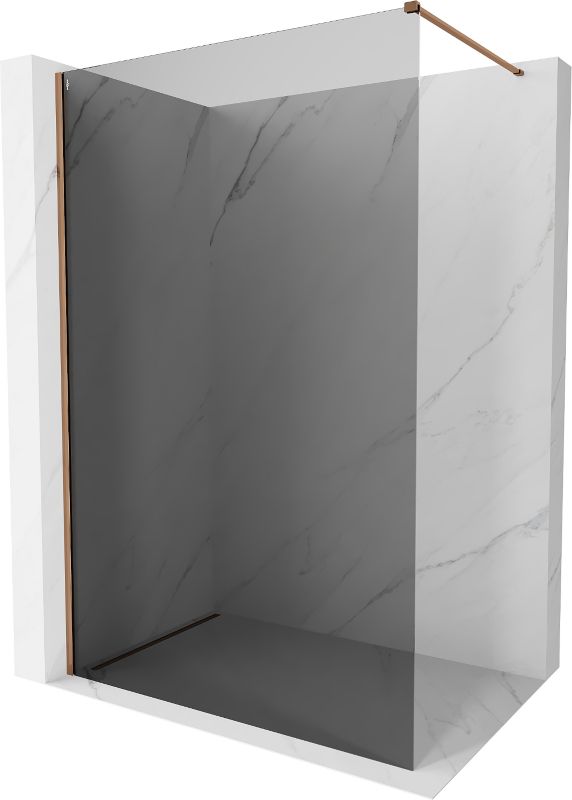 Ścianka prysznicowa Mexen Kioto-X różowe złoto 150x200 cm  800-150-101-60-40-X1 szt.