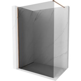 Ścianka prysznicowa Mexen Kioto-X różowe złoto 150x200 cm  800-150-101-60-40-X1 szt.