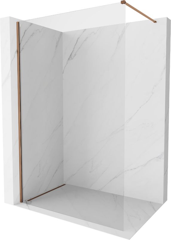 Ścianka prysznicowa Mexen Kioto-X różowe złoto 50x200 cm  800-050-101-60-00-X1 szt.