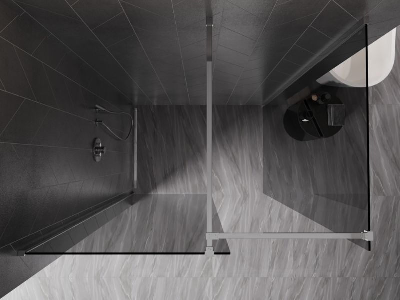 Ścianka prysznicowa Mexen Kioto-X transparent 150x100 cm  800-150-202-01-00-100-X1 szt.