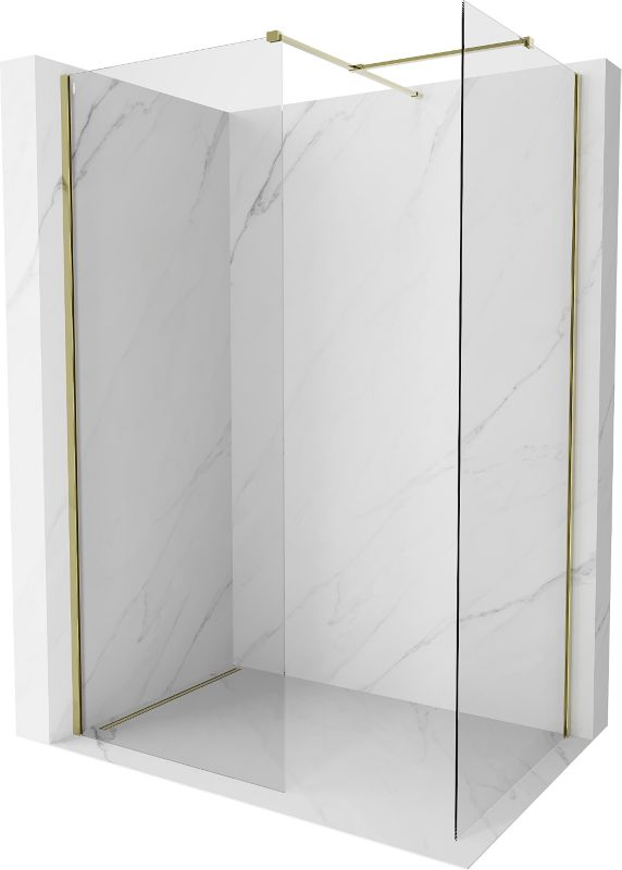 Ścianka prysznicowa Mexen Kioto-X złota 120x100 cm  800-120-202-50-00-100-X1 szt.