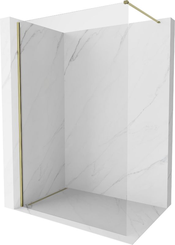 Ścianka prysznicowa Mexen Kioto-X złota 120x200 cm  800-120-101-50-00-X1 szt.