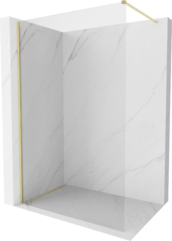 Ścianka prysznicowa Mexen Kioto-X złota 80x200 cm  800-080-101-55-00-X1 szt.