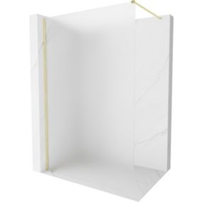 Ścianka prysznicowa Mexen Kioto-X złoty szron 120x200 1 szt.