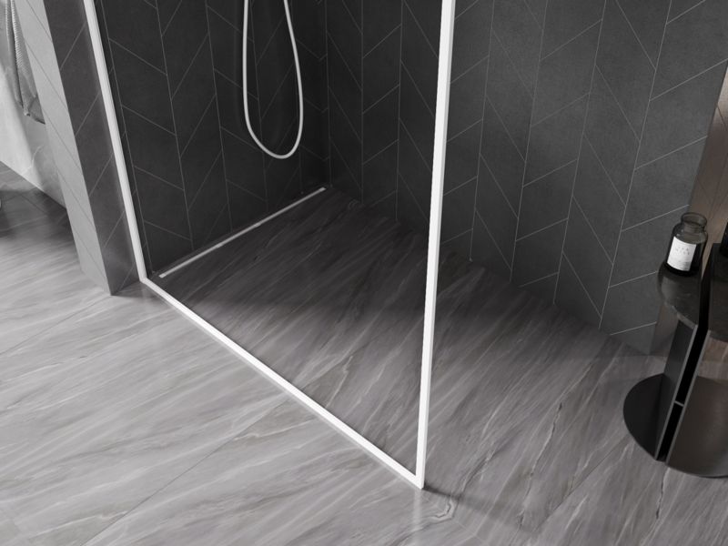 Ścianka prysznicowa Mexen Kioto-XF biały 50x202 cm  800-050-104-20-00-X1 szt.