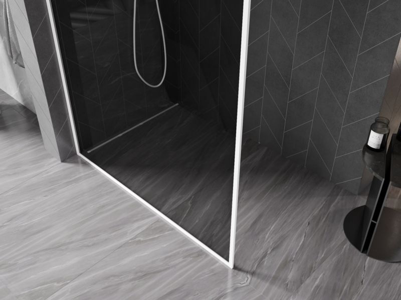 Ścianka prysznicowa Mexen Kioto-XF grafit 160x202 cm  800-160-104-20-40-X1 szt.