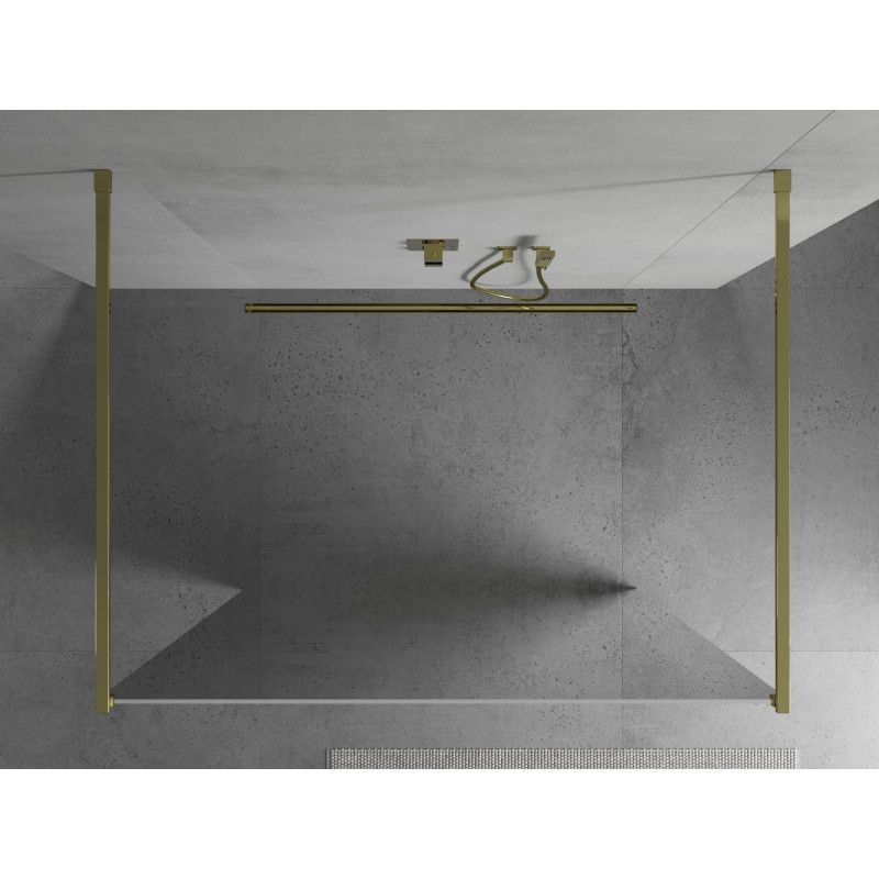 Ścianka prysznicowa Mexen Kioto złota 100x200 cm  800-100-002-50-50 1 szt.
