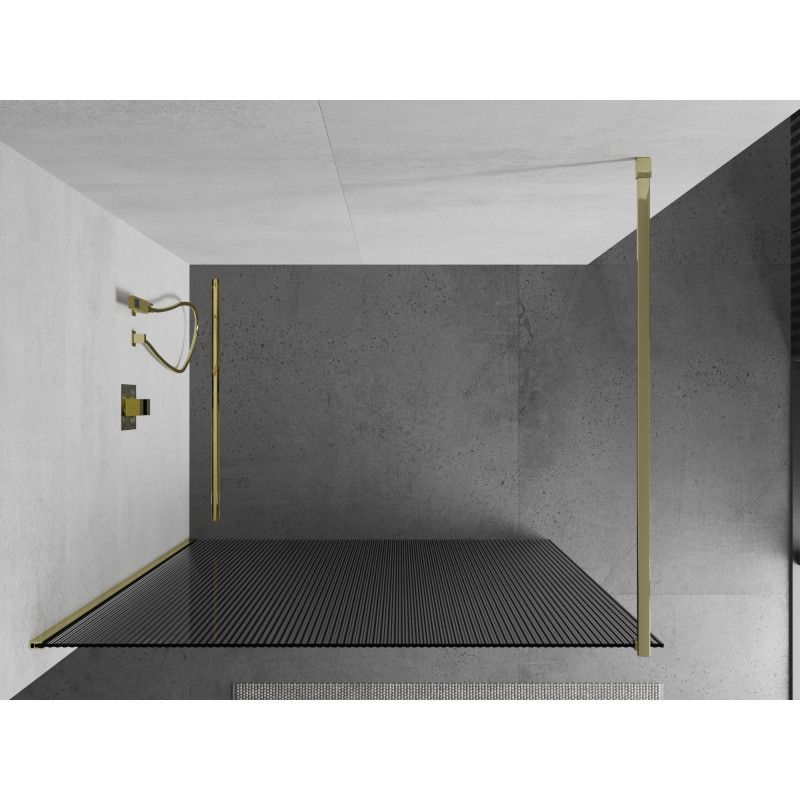 Ścianka prysznicowa Mexen Kioto złota 100x200 cm  800-100-101-50-09 1 szt.