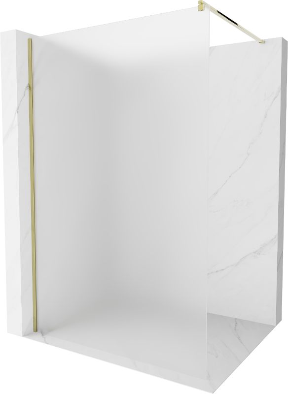 Ścianka prysznicowa Mexen Kioto złota 100x200 cm  800-100-101-50-30 1 szt.
