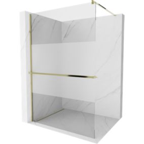 Ścianka prysznicowa Mexen Kioto+ złota 100x200 cm 800-100-121-50-35 1 szt.
