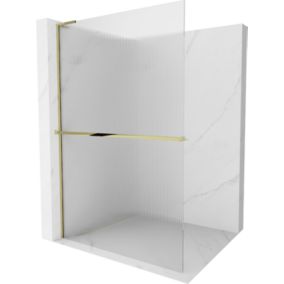Ścianka prysznicowa Mexen Kioto+ złota 100x200 cm  800-100-123-50-09 1 szt.