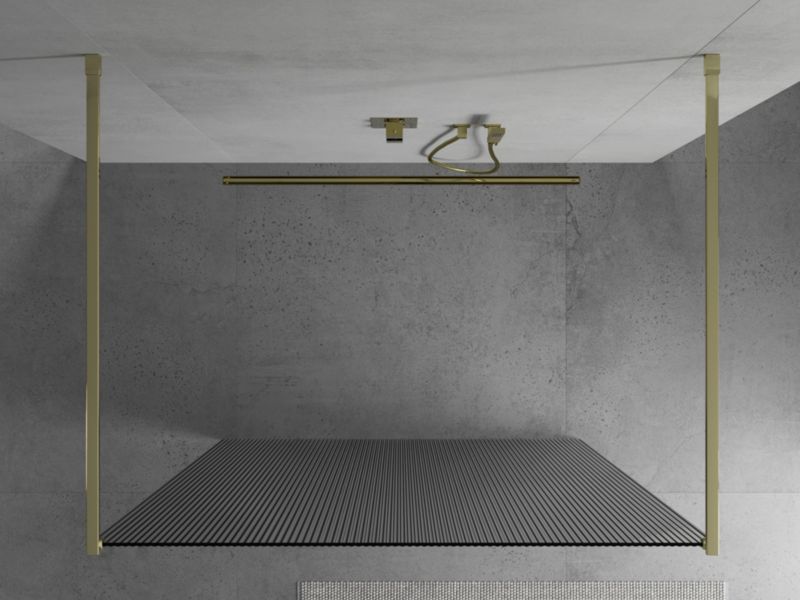 Ścianka prysznicowa Mexen Kioto złota 110x200 cm  800-110-002-50-09 1 szt.