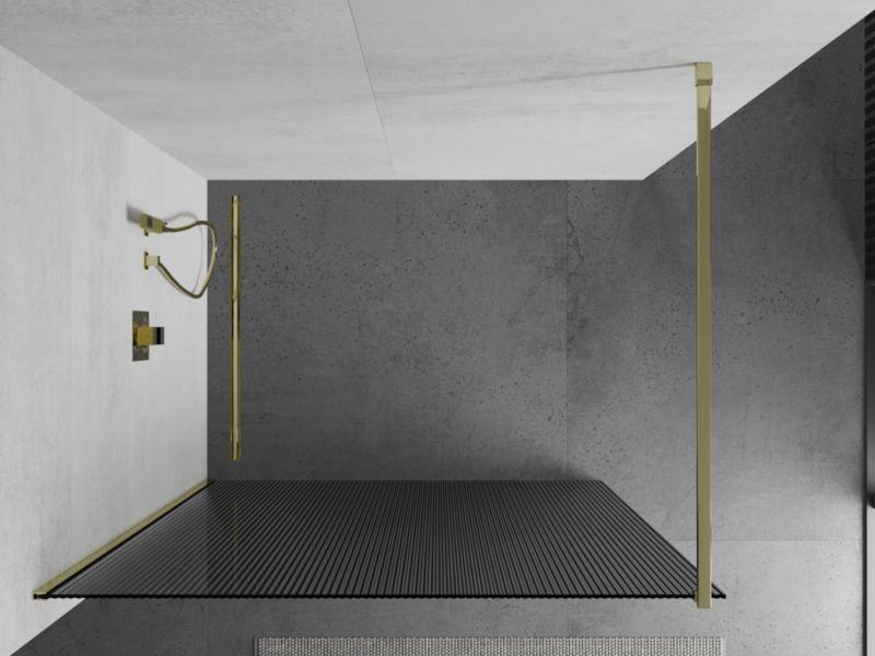 Ścianka prysznicowa Mexen Kioto złota 110x200 cm  800-110-101-50-09 1 szt.