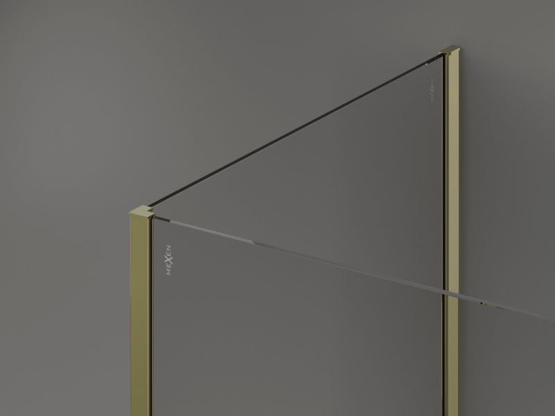 Ścianka prysznicowa Mexen Kioto złota 110x70x30 cm 1 szt.