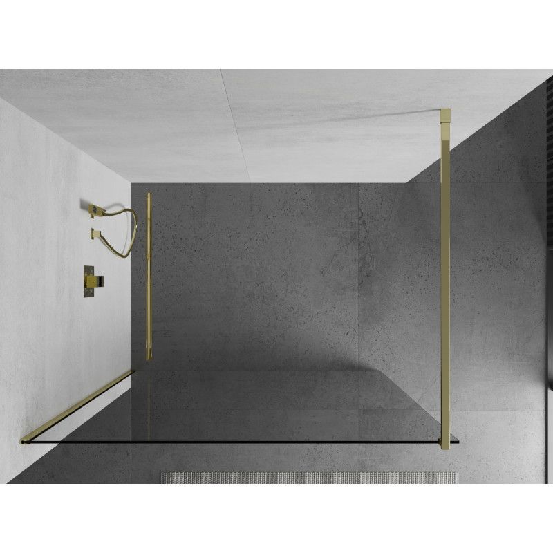 Ścianka prysznicowa Mexen Kioto złota 115x200 cm 1 szt.