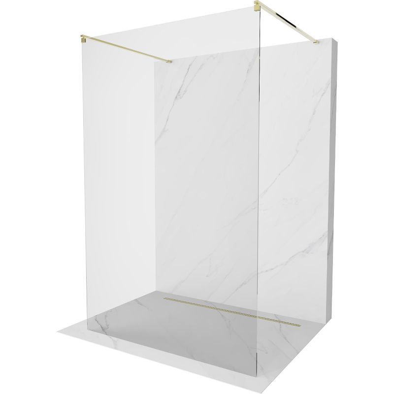 Ścianka prysznicowa Mexen Kioto złota 120x200 cm  800-120-002-50-00 1 szt.