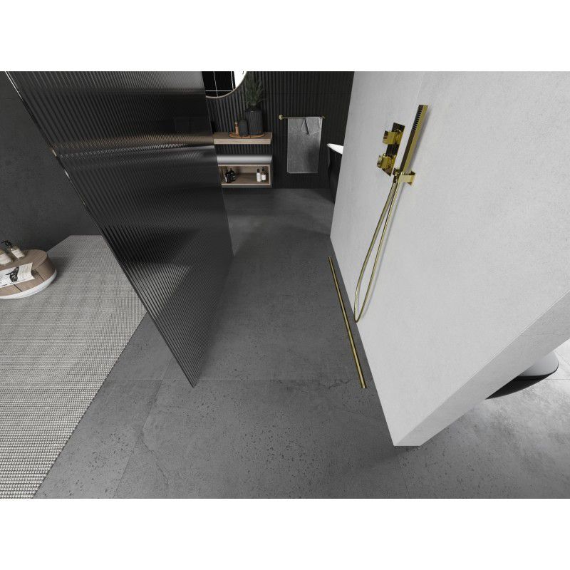 Ścianka prysznicowa Mexen Kioto złota 120x200 cm  800-120-002-55-09 1 szt.