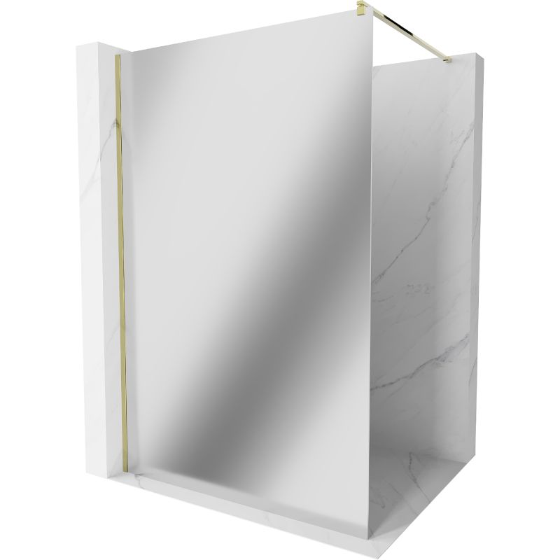 Ścianka prysznicowa Mexen Kioto złota 120x200 cm  800-120-101-50-50 1 szt.