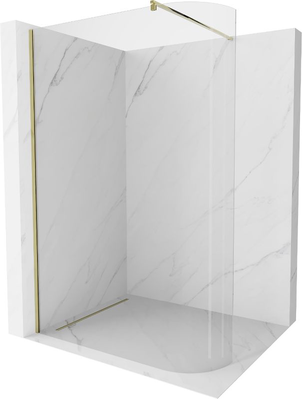 Ścianka prysznicowa Mexen Kioto złota 130x200 cm  800-130-101-50-06 1 szt.