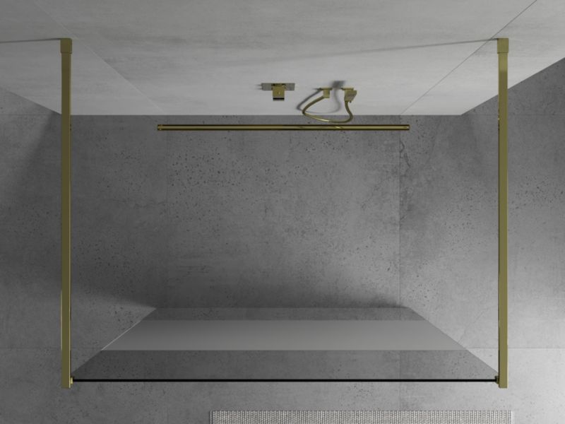 Ścianka prysznicowa Mexen Kioto złota 140x200 cm 800-140-002-50-35 1 szt.