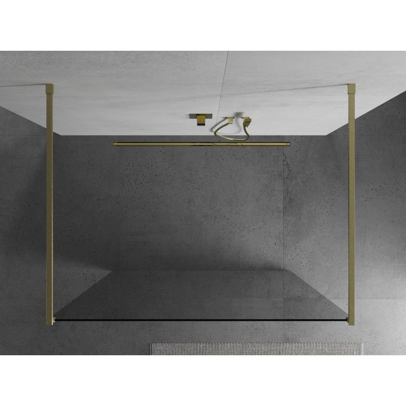 Ścianka prysznicowa Mexen Kioto złota 170x200 cm 1 szt.