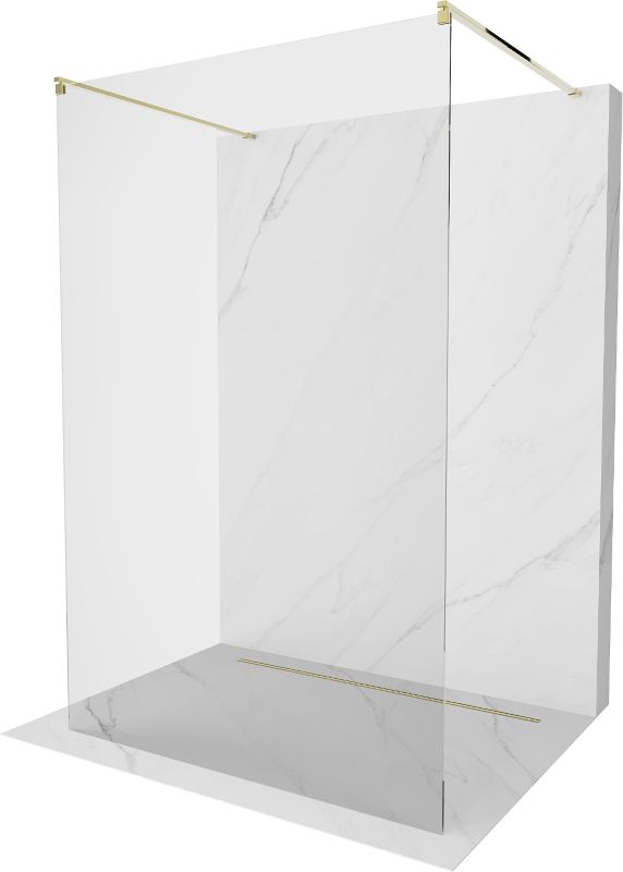 Ścianka prysznicowa Mexen Kioto złota 170x200 cm  800-170-002-50-00 1 szt.
