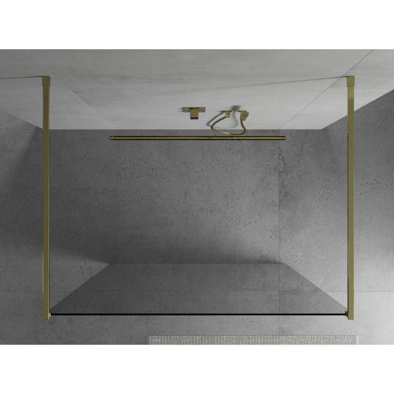 Ścianka prysznicowa Mexen Kioto złota 180x200 cm 1 szt.