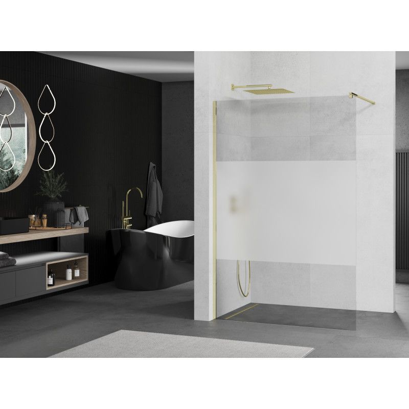 Ścianka prysznicowa Mexen Kioto złota 70x200 cm  800-070-101-50-35 1 szt.