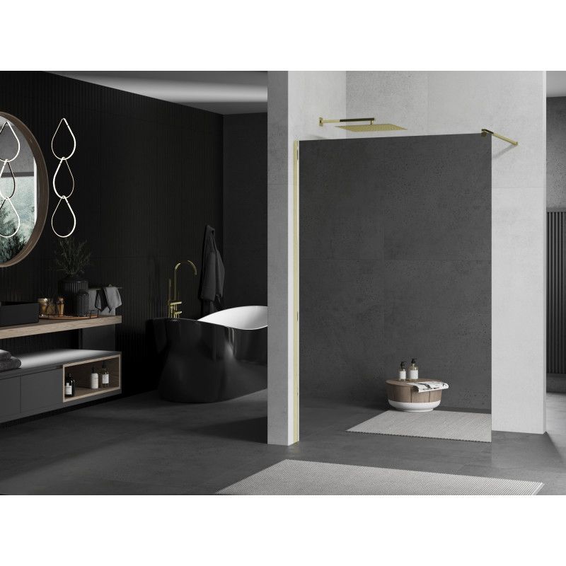 Ścianka prysznicowa Mexen Kioto złota 70x200 cm 800-070-101-50-50 1 szt.