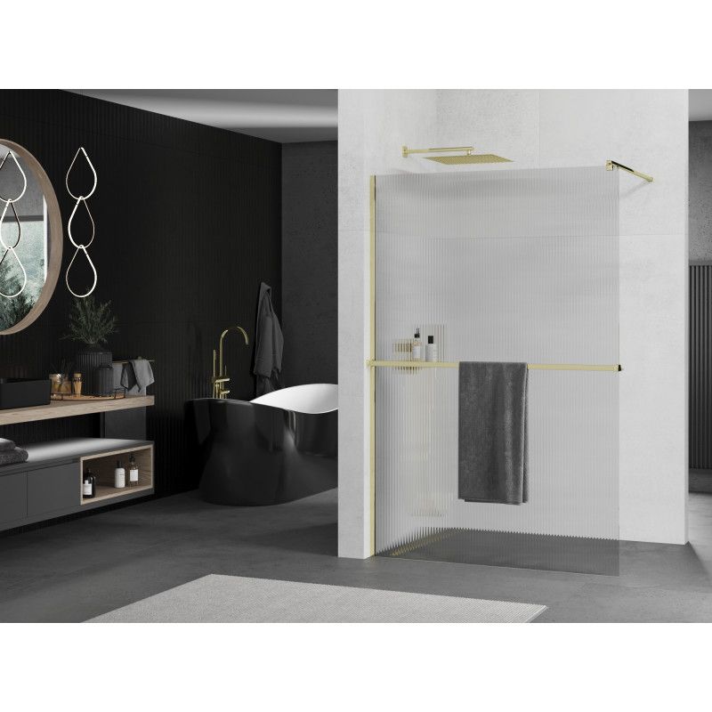 Ścianka prysznicowa Mexen Kioto+ złota 70x200 cm  800-070-121-50-09 1 szt.