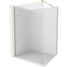 Ścianka prysznicowa Mexen Kioto złota 80x200 cm  800-080-101-50-09 1 szt.