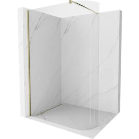 Ścianka prysznicowa Mexen Kioto złota 90x200 cm 1 szt.