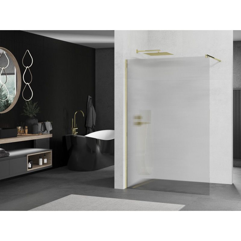Ścianka prysznicowa Mexen Kioto złota 90x200 cm  800-090-101-50-09 1 szt.